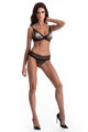 Čierny sexi set NAUGHTY COQUETTE Amour