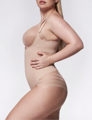 Sieťované zoštíhľujúce body 119 MESH BODY OPEN BUST Julimex
