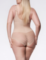Sieťované zoštíhľujúce body 119 MESH BODY OPEN BUST Julimex