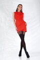 Vzorované pančuchy s motívom srdiečok AFFECTION 22306 50 DEN Knittex
