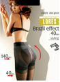 Pančuchy s push-up efektom BRAZIL EFFECT 40 DEN Lores