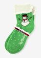 Dámske zateplené ponožky so snehuliakom ANGORA TERRY X43 Marilyn