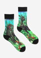 Pánske bavlnené ponožky s dinosaurom DINO BLUE MEN SPECIAL Marilyn