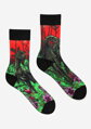 Pánske bavlnené ponožky s dinosaurom DINO RED MEN SPECIAL Marilyn