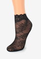 Tenké ponožky s čipkou a kvetinovým vzorom FASHION U24 Marilyn