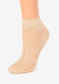 Tenké ponožky s čipkou a kvetinovým vzorom FASHION U24 Marilyn