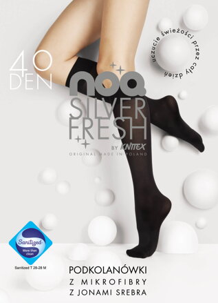 Podkolienky z mikrovlákna s iónmi striebra FRESH SILVER 40 DEN Knittex