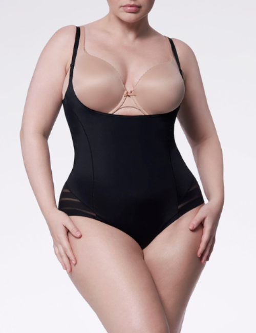 Sieťované zoštíhľujúce body 119 MESH BODY OPEN BUST Julimex Sieťované zoštíhľujúce body 119 MESH BODY OPEN BUST Julimex