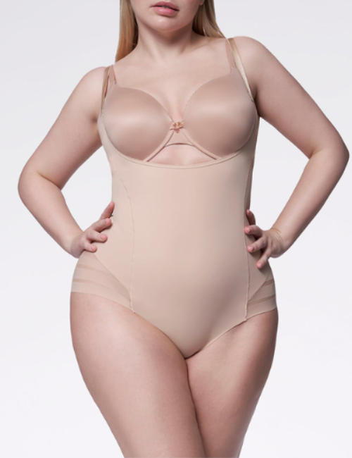 Sieťované zoštíhľujúce body 119 MESH BODY OPEN BUST Julimex Sieťované zoštíhľujúce body 119 MESH BODY OPEN BUST Julimex